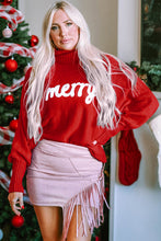 Load image into Gallery viewer, Merry Christmas Turtleneck Sweater
