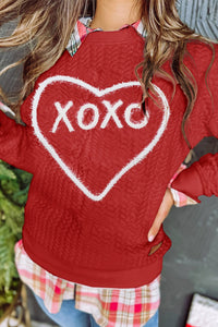 XOXO Heart Sweatshirt