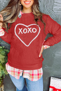 XOXO Heart Sweatshirt