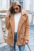 Load image into Gallery viewer, Lapel Collar Sherpa Coat
