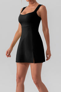 Square Neck Mini Active Dress