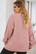 Load image into Gallery viewer, Curvy Heart Ribbed Sweatshirt
