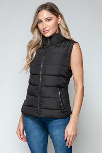 Snobbish Zip Up Turtleneck Vest