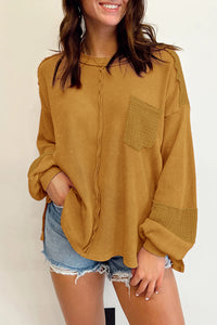 Exposed Seam Long Sleeve Shirt