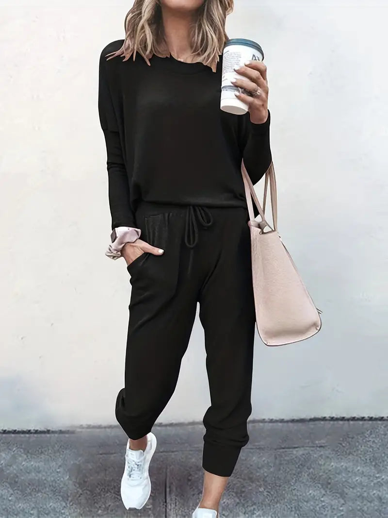 Comfy Two-Piece Jogger Set