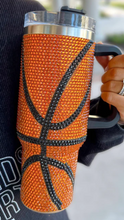 Load image into Gallery viewer, Bedazzled Basketball Tumblers
