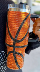 Bedazzled Basketball Tumblers