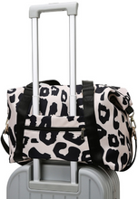 Load image into Gallery viewer, Rose Leopard Print Weekend Bag
