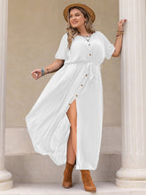 Load image into Gallery viewer, Curvy Round Neck Half Sleeve Dress
