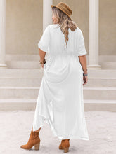 Load image into Gallery viewer, Curvy Round Neck Half Sleeve Dress
