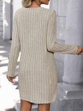 Load image into Gallery viewer, Perfee V-Neck Knit Dress
