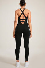 Load image into Gallery viewer, Crisscross Wide Strap Jumpsuit
