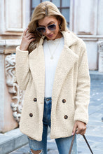 Load image into Gallery viewer, Lapel Collar Sherpa Coat
