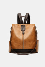 Load image into Gallery viewer, PU Leather Backpack Bag
