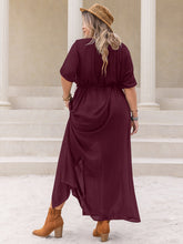 Load image into Gallery viewer, Curvy Round Neck Half Sleeve Dress
