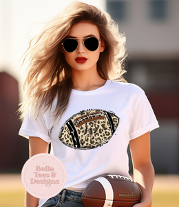 Leopard Football Tee