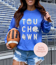 Load image into Gallery viewer, TOUCHDOWN Tee (White Text) Sweatshirt
