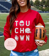 Load image into Gallery viewer, TOUCHDOWN Tee (White Text) Sweatshirt
