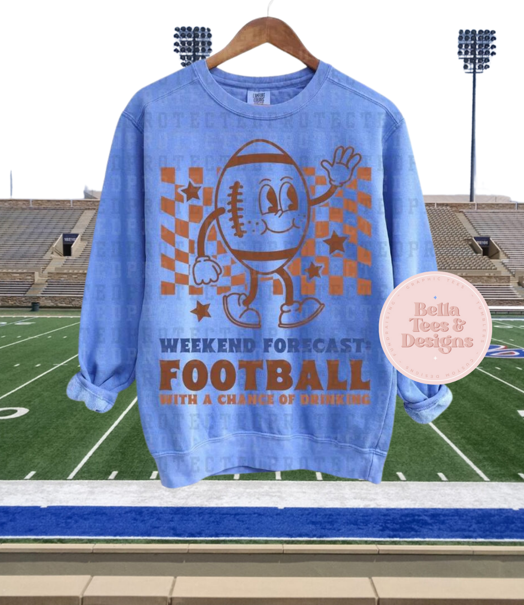 Weekend Forecast Football Sweatshirt