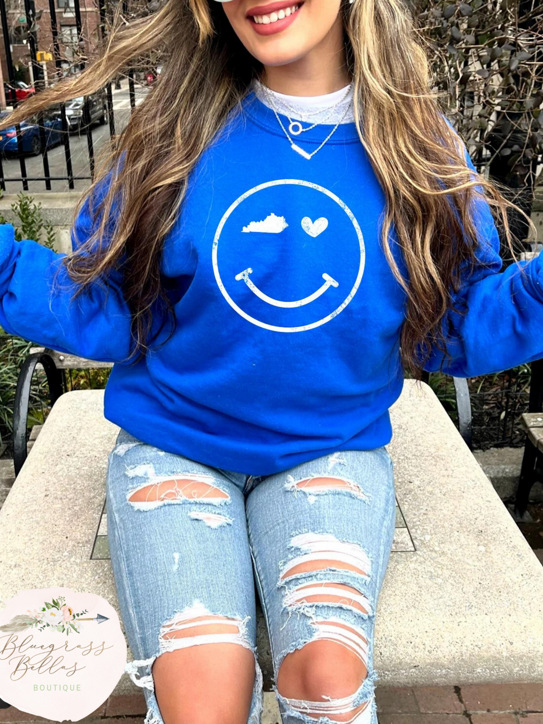 KY Happy Face Sweatshirt