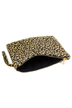 Load image into Gallery viewer, Leopard Print Pouch Wristlet Clutch
