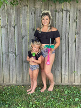 Load image into Gallery viewer, Pastel Leopard 2pc Mom &amp; Mini Swimsuit
