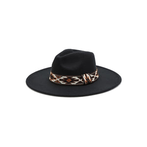 Tribal Band Panama Hat