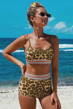 Load image into Gallery viewer, Classic Leopard High Waisted Bikini
