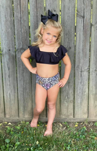Pastel Leopard 2pc Mom & Mini Swimsuit