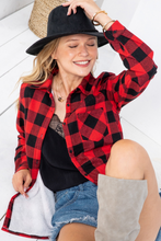 Load image into Gallery viewer, Teagan Fleece Lined Plaid Flannel
