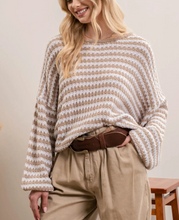 Load image into Gallery viewer, Striped Knit Pullover
