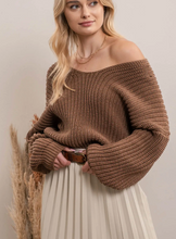 Load image into Gallery viewer, Slouchy Knit Sweater
