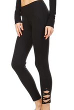 Load image into Gallery viewer, Yoga Criss Cross Cutout Leggings
