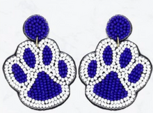 Load image into Gallery viewer, Paw Print Bead Earrings
