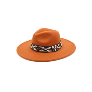 Tribal Band Panama Hat