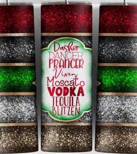 Dasher, Prancer, Moscato, Vodka Tumbler