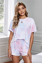 Load image into Gallery viewer, Tie Dye Short Sleeve Lounge set
