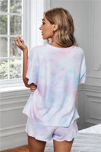 Load image into Gallery viewer, Tie Dye Short Sleeve Lounge Set
