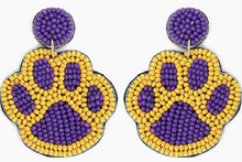 Load image into Gallery viewer, Paw Print Bead Earrings
