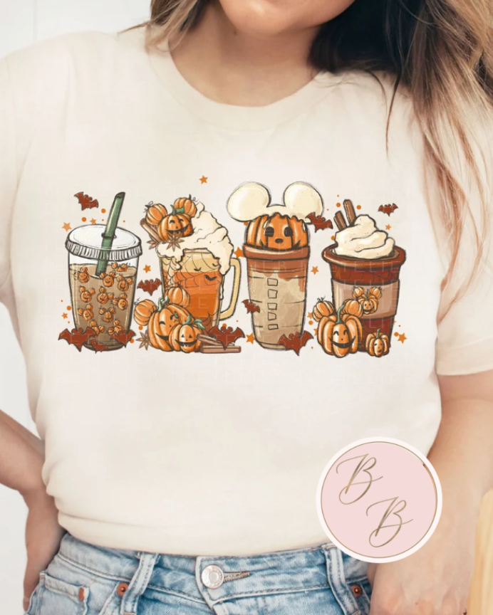 Fall Mouse Latte Tee