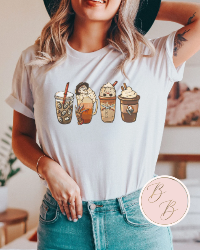 Horror Latte Tee